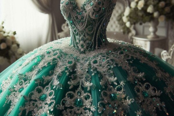 emerald green quince dress