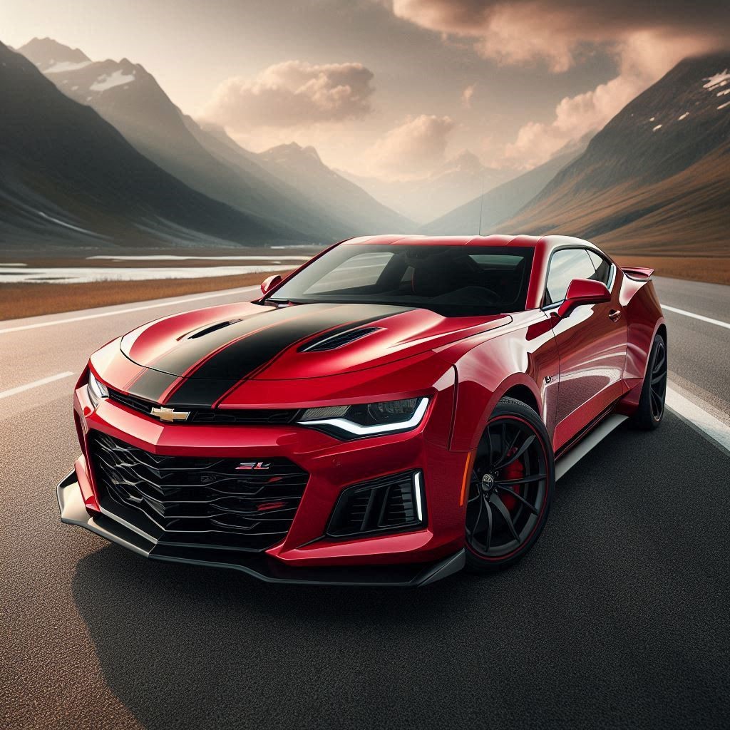 red zl1 auto black stripe