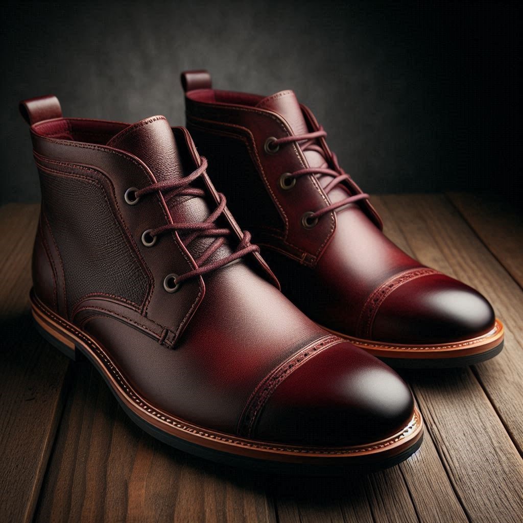 Florsheim Mens Annuity Chukka Boot Burgundy