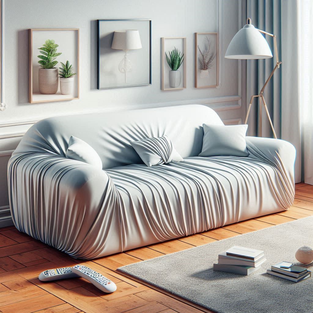 Full Wrapped Universal Shrink Stretch Sofa Cover