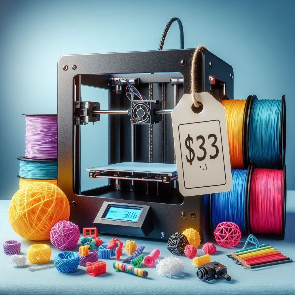 how much do 3d printers cost