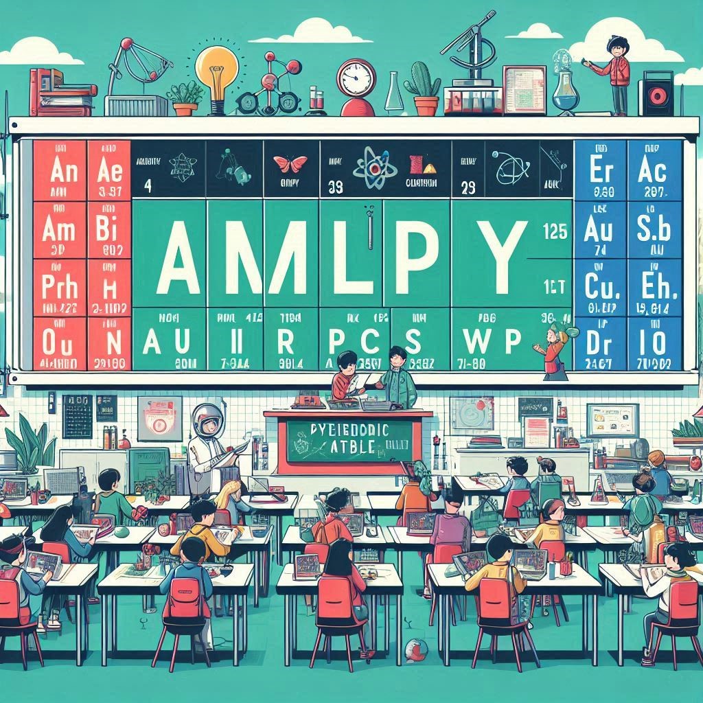 Amplify Science curriculum periodic table coverage