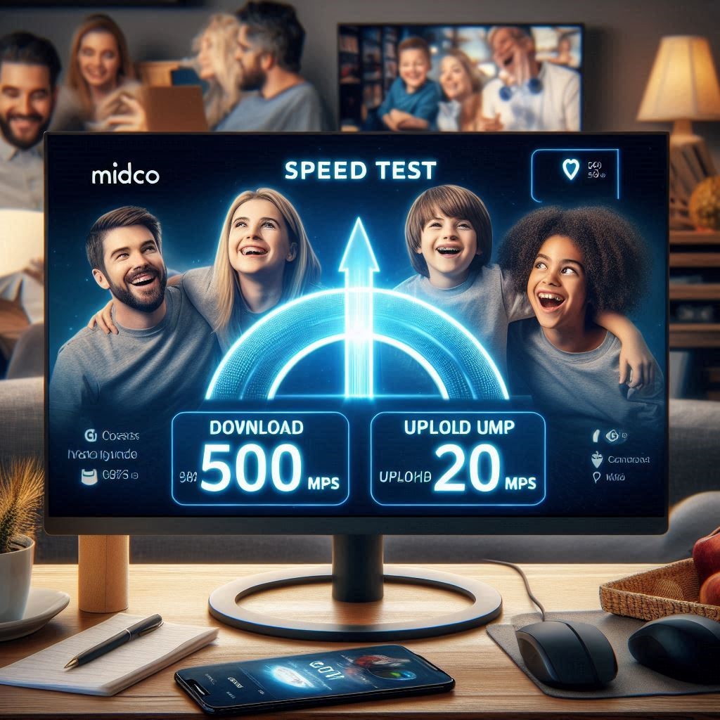 Midco speed test